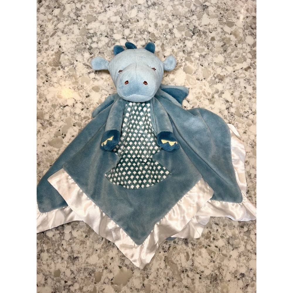 Douglas Baby Dragon Satin Soft Fleece Wings Plush Stuffed Animal Lovey 14.5"